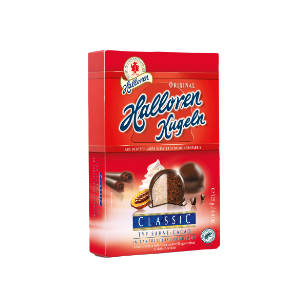 Sahne-Cacao Original Halloren Kugeln